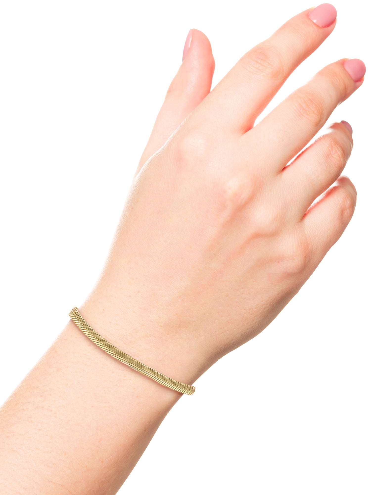 Jessica Simpson Women's Gold-Tone Multi-Bead Bracelet Stack, 3 Pack