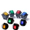 thumbnail image 3 of 4Pcs Rocker Toggle Switch On-Off-On 6 12V DC Car Boat Automobiles Waterproof LED Latching Switches (Blue, Red, Green, Yellow Lights), 3 of 9