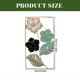 thumbnail image 3 of Flower Wall Decor Metal Flower Sculpture Wall Hanging for Decoration, 3 of 5
