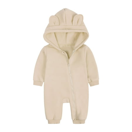

Romper Baby Jumpsuit Clothing Cute Cartoon Hooded Romper Boys Girls Outfits