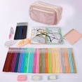 thumbnail image 6 of Hvmvliv Pencil Pouch Cloth Pencil Case Large Capacity Pencil Case Zipper Bag Spacious Opening Pencil Case Office Storage Ladies And Men Purple, 6 of 9