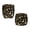 Gold Christmas Pattern, variant on FUIALDOLG Stretchable Computer Chair Slipcover for Armchair, 2 Pcs Office Chair Slipcover Polyester Computer Chair Slipcovers Gold Christmas Pattern