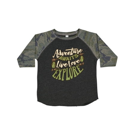

Inktastic Camping Hiking Trekking Adventure Gift Toddler Boy or Toddler Girl T-Shirt