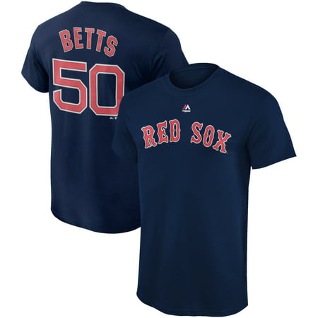 Mookie Betts Boston Red Sox Majestic Youth Player Name & Number T-Shirt -