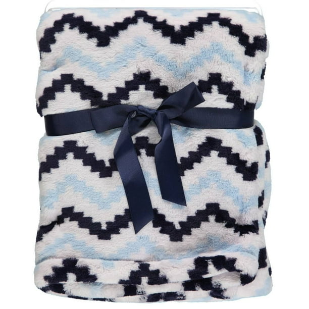 Hudson Baby Baby Super Plush Blanket, Chevron