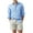Blue, variant on Cotton Shirts for Men Summer Long Sleeve Button Down Shirts Casual Stylish Beach Shirts