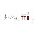 thumbnail image 3 of Charron, Veronique 24x12 Black Modern Framed Museum Art Print Titled - Underlined Wine II, 3 of 5