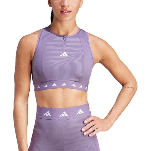 Top Deportivo adidas Mujer Powerimpact Violeta Soporte Medio violeta MAB