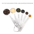 thumbnail image 2 of Kitchen 6pcs/set Stainless Steel Measuring Spoons Dry Liquid Ingredients Cooking Baking Measuring Tools Cup, 2 of 9