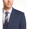 thumbnail image 3 of Nautica Mens Modern-Fit Bi-Stretch Suit 44 Regular Blue Plaid Pants 38 Waist, 3 of 7