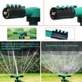 thumbnail image 3 of Labymos Sprinkler Rotation Pelouse Spiker Base Jardin Sprinkler Grande Surface Couverture Automatique Eau Réglable, 3 of 8