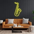 thumbnail image 4 of Handmadetneonsign Saxophone Led Sign, Saxophone Neon Sign, Instrument Neon Sign, 4 of 5