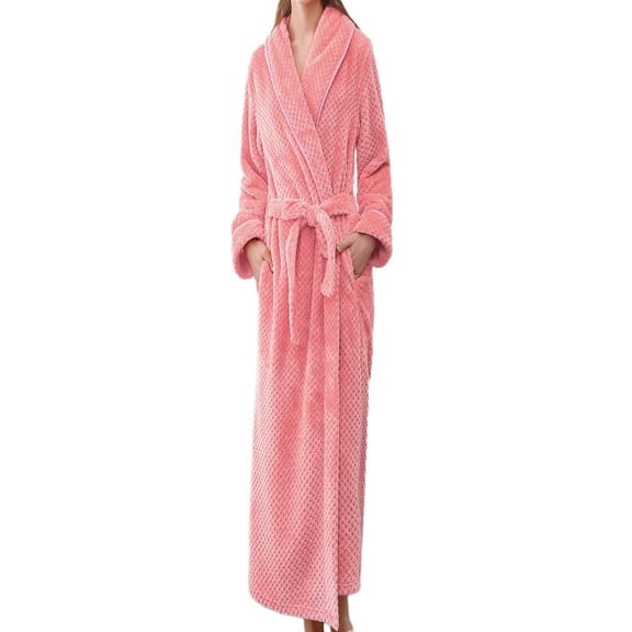 Long Sleeve Robe for Women Fuzzy Loungewear Oversized Hooded Women's Robes Bath Womens Bathrobe Orange