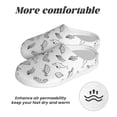 thumbnail image 6 of Haiem Sea Turtle Print Women's Fuzzy Memory Foam House Slipper Cozy Home Footwear Non-slip Winter Slippers-37/38, 6 of 7