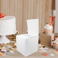 thumbnail image 3 of KAKOWELY 4pcs Paperboard Voting Box Raffle Ball Game Square Box Simple Ticket Storage Box,11.81X"X5.91"X5.91", 3 of 5