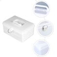 thumbnail image 4 of Caja de Mahjong portátil de plástico para almacenamiento en el hogar., 4 of 4