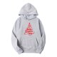 thumbnail image 1 of Sudadera con capucha para hombre, informal, con estampado navideño, de manga larga, tipo blusa, 1 of 5
