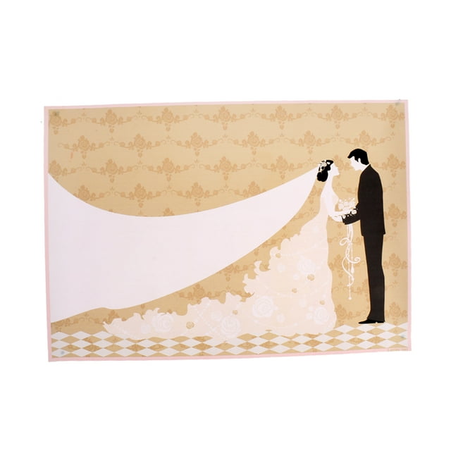 Libros de Papel Tarjetas de Invitados Lona Pintura Varios patrones Decorativo Boda Fiesta Zulema Libro de Visitas de la huella digital
