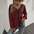 thumbnail image 5 of Vedolay Fall Sweaters for Women Winter Knit Full-Zipper Sweater Slim Fit 2023 Coffee,M, 5 of 5