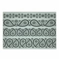 thumbnail image 1 of Paisley Cutting Board, Winter Themed Design and Lace Like Ornaments with Flowers and Snowflakes Art, Decorative Tempered Glass Cutting and Serving Board, Small Size, Black and White, by Ambesonne, 1 of 1