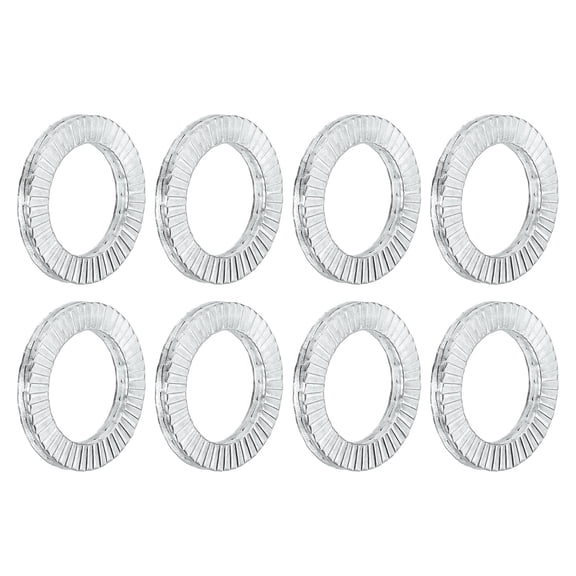 Uxcell Wedge Locking Washers for M16 Bolts, 8 Pack 304 Stainless Steel Washers