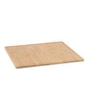 Hammont Bamboo Wood Cutting Board and Serving Tray Eco Friendly Chopping Board 16"x16"x0.5" 2 Pack