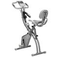 thumbnail image 1 of Soozier 3 in 1 Folding Exercise Bike w/ 8-Level Magnetic Resistance, Grey, 1 of 10
