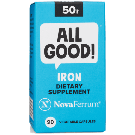 NovaFerrum 50 Iron Supplement, 90 Capsules (Best Liquid Iron Supplement Uk)