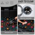 thumbnail image 3 of Yspwyqan Universal Car Trunk Mat 29" x 39", Floral Ladybug Machine Washable Cargo Liner, Lightweight Auto Interior Decor Accessory Fit for Most Sedans SUVs Wagons, 3 of 7