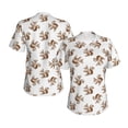 thumbnail image 5 of Wukai Retro Squirrel Classic V-Neck T-Shirt for Women: Comfortable, Stylish, and Versatile Wardrobe Essential-Medium, 5 of 7