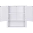 thumbnail image 4 of Bathroom Wall Cabinet, Over The Toilet Storage Cabinet with 2 Doors and Adjustable Shelf, Room Space Saver for Bathroom Kitchen,Wooden Medicine Cabinet Wall Mounted, 4 of 8