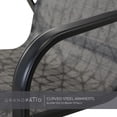 thumbnail image 6 of Grand Patio Outdoor Rocking Chair for Porch, All-Weather Rocker Chair for Patio with Steel Frame Sling Textile Lounge Chair for Patio, Balcony, Garden, Backyard, Black, 6 of 9