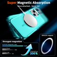 thumbnail image 4 of KOMI Magnetic for iPhone 13 Case, [Compatible with MagSafe][10 FT Military Grade Drop Protection] [2+Tempered Glass Screen Protector] Non-Slip Heavy Duty Full-Body Shockproof Phone Case, Light Blue, 4 of 4