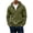 Army Green, variant on Men's Half-Zip Hoodie Drawstring Pullover Kangaroo Pocket Relaxed Fit Casual Sweatshirt for Fall Winter Daily Commute