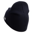 thumbnail image 2 of U.S. Army 33rd Infantry Brigade Combat Team Symbol Embroidered 8 Inch Solid Knit Short Beanie Made in USA - Navy OSFM, 2 of 5