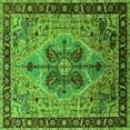 thumbnail image 1 of Ahgly Company Indoor Square Oriental Green Industrial Area Rugs, 7' Square, 1 of 4