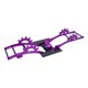 thumbnail image 1 of Vogacara Marco de coche RCGOFOLLOW, pieza de coche de control remoto, marco de chasis fuerte para 1/10 Axial Capra Crawler RC, pieza de Kits de construcción modelo Púrpura, 1 of 6
