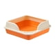 thumbnail image 1 of Caja de arena para gatos Yinane semicerrada antiadherente naranja, 1 of 8