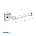 thumbnail image 6 of Franklin Brass MAX51-PC Maxted Modern Single Arm Toilet Paper Holder, Polished Chrome, 6 of 7