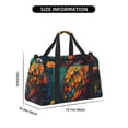 thumbnail image 3 of Kdxio Colorful Owl Forest Travel Duffel Bag Gym Bag Weekender Travel Bag Gym Bag for Women &Men Airplane Travel Essentials for Flying, 3 of 7