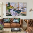thumbnail image 3 of Sailboats on The Seine Poster by Claude Monet Poster Artworks Canvas Poster Room Aesthetic Wall Art Prints Home Modern Decor Gifts 24x36inch(60x90cm), 3 of 6