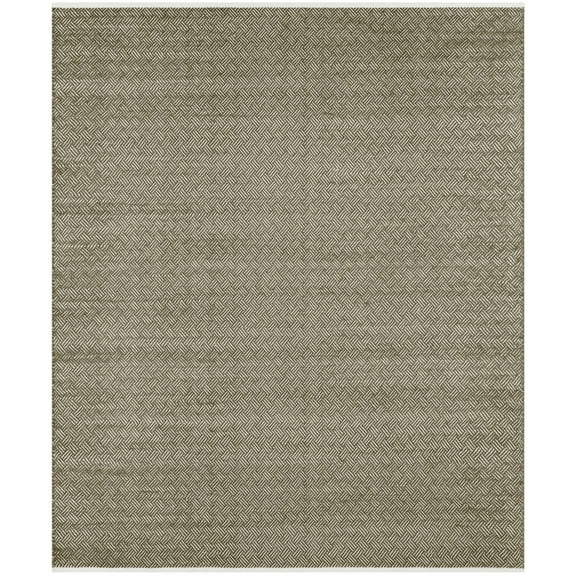 SAFAVIEH Boston Donnchad Striped Cotton Area Rug, Olive, 3' x 5'
