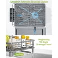 thumbnail image 4 of Dish Drying Rack Dish Rack Multifunctional Dish Drainer Rack Set Dish Strainers for Kitchen Counter Space Saving Drying Rack with Fork Holder, 4 of 6