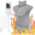 thumbnail image 1 of Heating Pad Back Shoulder Neck with Auto Shut-Off, 60*90cm Electric Neck Fast Heating, Machine Washable., 1 of 4