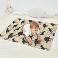 thumbnail image 2 of Beige Dinosaurs Names Pattern Blanket,Comfortable Soft Flannel Throw Blanket,All Season,Warm Lightweight Blankets for Sofa Bed Couch Living Room Chair,30"x40", 2 of 4