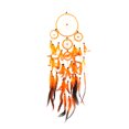 thumbnail image 2 of Adorno colgante naranja de cinco anillos, carillón de viento creativo para regalo de novia, 2 of 5
