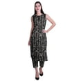 thumbnail image 1 of Moomaya Printed Womens Sleeveless Peter Pan Collar Kurta Pant Set,2 Piece Ethnic Set, 1 of 6