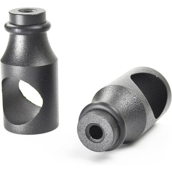 DIYHD Rolling Ladder with Stops, Black Metal, 2 Inches