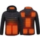thumbnail image 1 of Ropa de algodón de calefacción inteligente cálida Chaqueta de calefacción de 8 áreas recargable por USB para hombres - Noir 3XL-dontodent Kuyhfg Sin marca, 1 of 3
