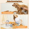 thumbnail image 4 of Dog Hair Vacuum & Grooming Kit, 5-in-1 Pet Grooming Kit Grooming Solution with 99% Pet Hair Suction, 2L Dust Cup, Low Noise, Dog Grooming Vacuum for Dog/Cat Hair, 4 of 9